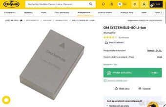 Olympus baterie BLS-5 Li-ion - 6