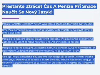 Hlasový překladač Poliglu AUTHENTIC - 6