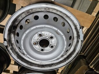 4x Plechy Honda 16x6 1/2 ET55 + poklice - 6