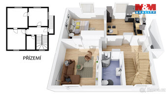 Prodej rodinného domu s dvougaráží v Ústí n/L ,ul. Škrétova - 6
