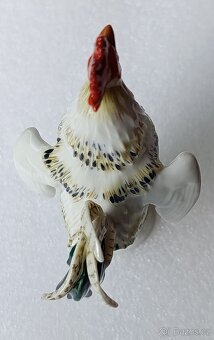 Porcelánová soška kohout Meissen - 6