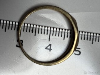 Zlatý dámský prsten 14 kt. 585 váha 1,39g zlato - 6