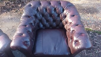 Kožená sedací souorava 3+2+1-CHESTERFIELD - 6