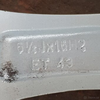 Hliníkové disky Škoda, VW 6.5Jx16 ET43 č. AA02 - 6