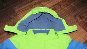 Zeleno-modrá zimní bunda zn. Tchibo vel. 110/116 - 6