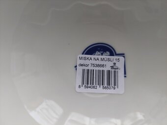2x krásná nová porcelánová miska dekorační nebo na dobroty - 6
