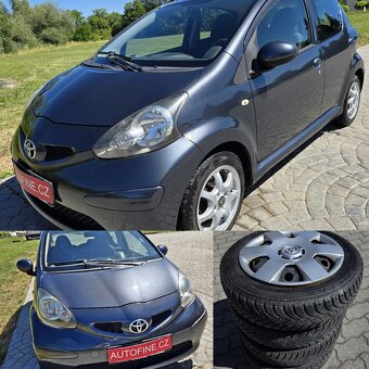 PĚKNÁ , BENZINOVÁ TOYOTA  AYGO  COOL 5DV. ALU ,KLIMATIZACE - 6
