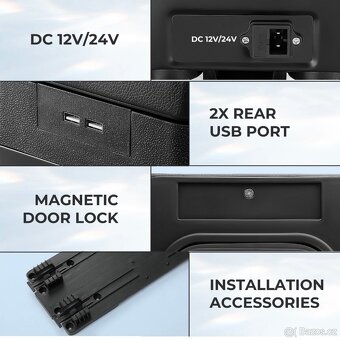 KOMPRESOROVÁ LEDNIČKA 8 Litrů - 6