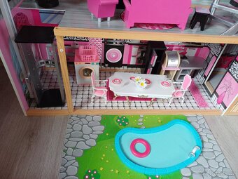 Obrovský dům pro panenky Barbie Kidkraft Sparkle Mansio - 6