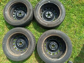 Prodám zimní sadu kol s pneu Continental 205/55 R16 - 6