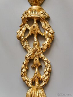 Luxusní nástěnné lampy neoklasicistní – zlacený bronz - 6