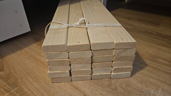 Dřevěný laťkový rošt 2x 90x200 - 6