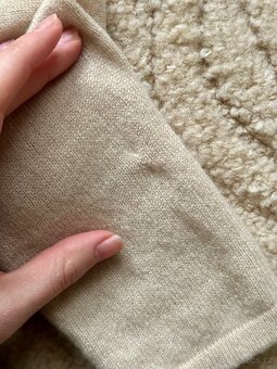 krémový kašmírový rolák Just Cashmere, vel S - 6