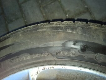 Prodám pneumatiky a disky 215/55 R17 - 6