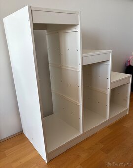 TROFAST schody bílé, růžové boxy - 6
