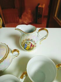 Perleťová kávová souprava - 6