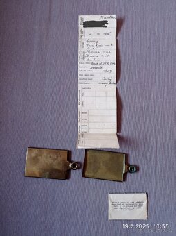 Armádní známka, ORIGINÁL, meziválečná ČSR, 1.republika - 6