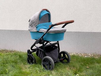 Kočárek Kunert Rotax, rok 2022, kombinovaný, černý/tyrkys - 6