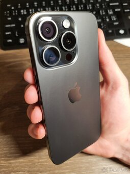 iPhone 15 Pro 128GB černá titan - "A" STAV, ZÁRUKA - 6