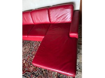 Kožená sedací souprava ve tvaru U, 3145 - 6