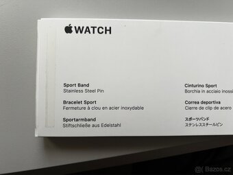 Apple Watch SE + 4 řemínky, původní balení, TOP STAV - 6