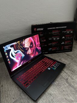HERNÍ NOTEBOOK MSI-i5/SSD+HDD/GTX/WIN - 6