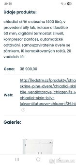 Dvojitá lednice - chladicí skříň BÍLÁ - 6
