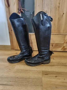 Vysoké zimní jezdecké boty - 2x - 6