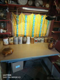 Keramické půlitry , džbán, čutora - 6