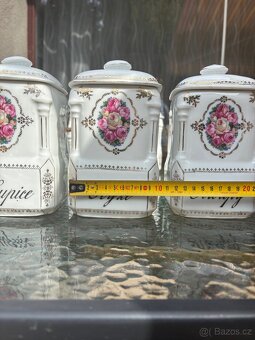 Porcelánové dózy Victoria Czechoslovakia - 6