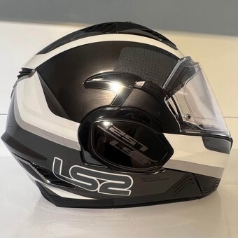 Překlápěcí helma LS2 FF900 Valiant II Orbit Jeans - 6