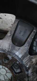Alu kola R16, 5x120,styling 45 E46 zimní pneu 205/55 - 6