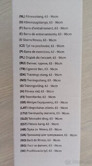 Fitness hrazda- tyč na posilování - 6