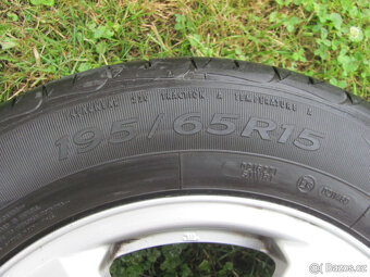 LETNÍ ALU ORIG. ŠKODA 15" - 5x100 - 195/65/R15 - 6