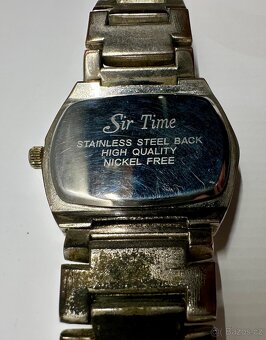Náramkové hodinky Quartz SIR TIME s kovovým tahem - 6