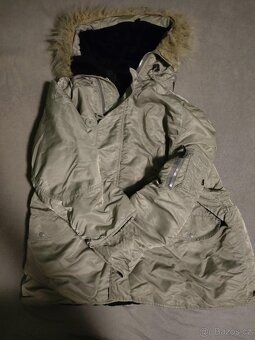 BUNDA N3B ALJAŠKA ALPHA INDUSTRIES SILVER XL - 6