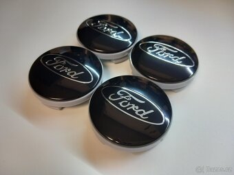 Středové krytky Ford, 54x52mm Black - 6