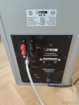 Reproduktory Canton, zesilovač Sony, subwoofer Canton - 6