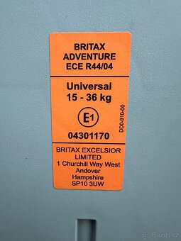 Autosedačka Britax Adventure 15-36kg - 6