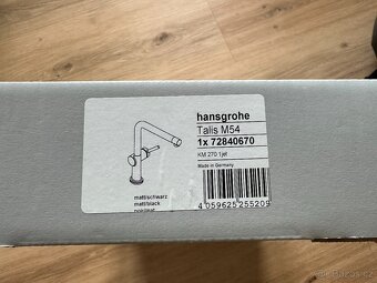 Baterie Hansgrohe Talis M54 - černá - NOVÉ - 6