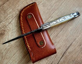 kapesní Damaškový nůž 18 cm LOFTY CAMEL ručně vyrobeno - 6