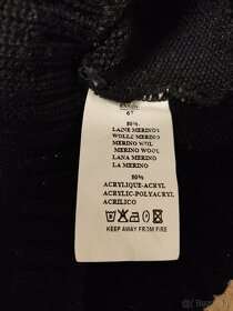 Teplý merino svetr na zip vel. 68 - 6