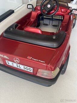 Šlapací kabriolet autíčko Mercedes Benz 500 SL Milano - 6