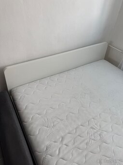 IKEA manželská postel ASKVOLL 160x200 cm s rošty a matrací - 6