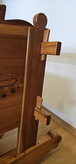 Dřevěná kolébka pro miminko - 6