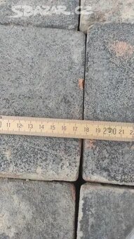 Stará cihlová dlažba, půdovka, půdovky, 21,4 m2 - 6