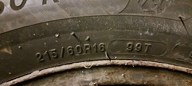VW kola 215/60 R16 5x112 zimni pneu MICHELIN ALPIN 6 - 6