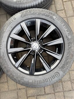 ORIGINÁL Alu Volkswagen PHILADELPHIA R17, 5x112 - LETNÍ PNEU - 6