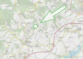 Lesní pozemek k.ú. Tísek 5.762m2 - 6