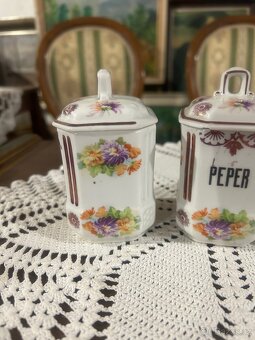 Starožitné porcelánové kořenky - 6